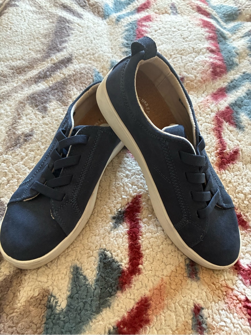 REVITALIGN Metallic Navy Blue Women's Lace-Free Sneakers